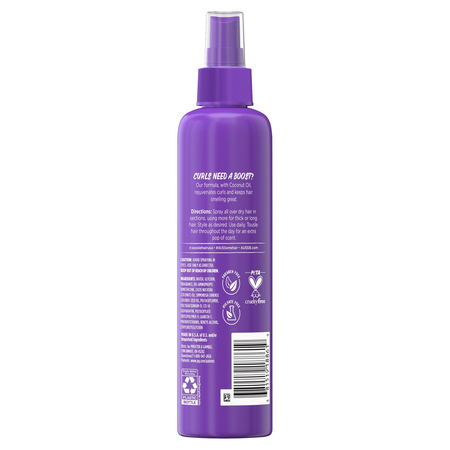 Aussie Miracle Curls 2nd Day Curl Activator