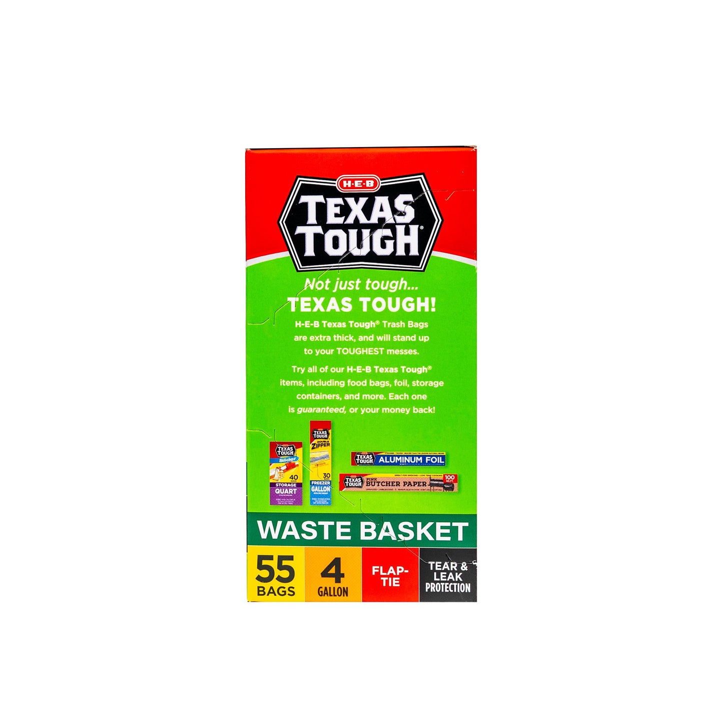 H-E-B Texas Tough Small Wastebasket Trash Bags, 4 Gallon