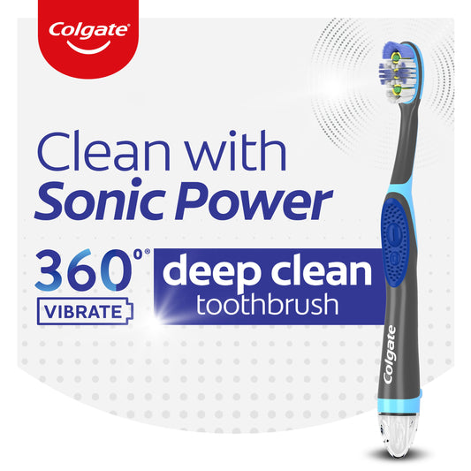 Colgate 360 Floss -Tip Sonic Powered Toothbrush - Soft