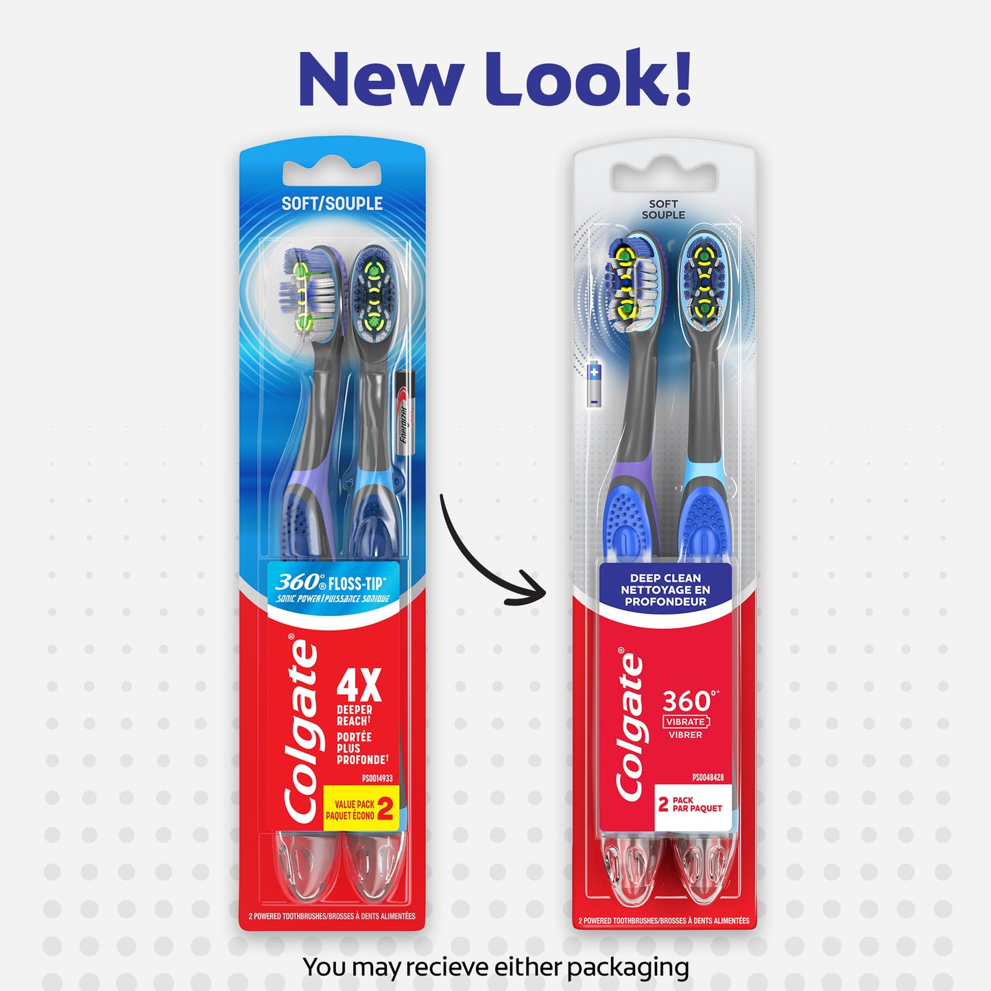 Colgate 360 Floss -Tip Sonic Powered Toothbrush - Soft