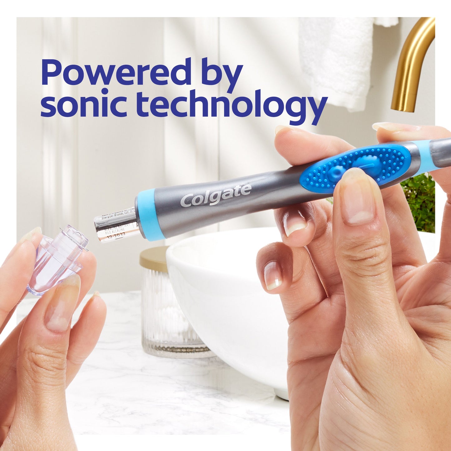 Colgate 360 Floss -Tip Sonic Powered Toothbrush - Soft