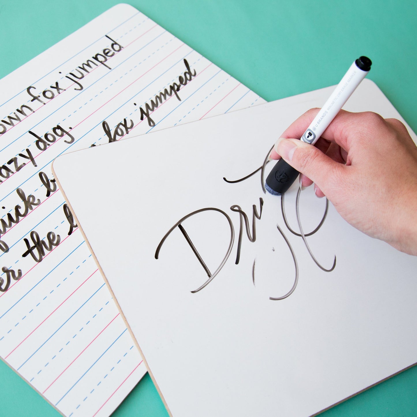 U Brands Practice Writing Dry Erase Board
