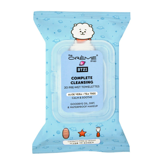 The Crème Shop Cleansing Makeup Towelettes Aloe Vera & Tea Tree