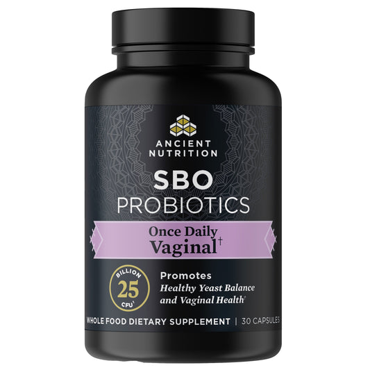 Ancient Nutrition Once Daily Vaginal SBO Probiotics Capsules