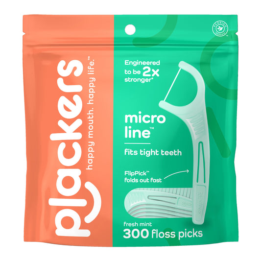 Plackers Micro Mint Dental Flossers