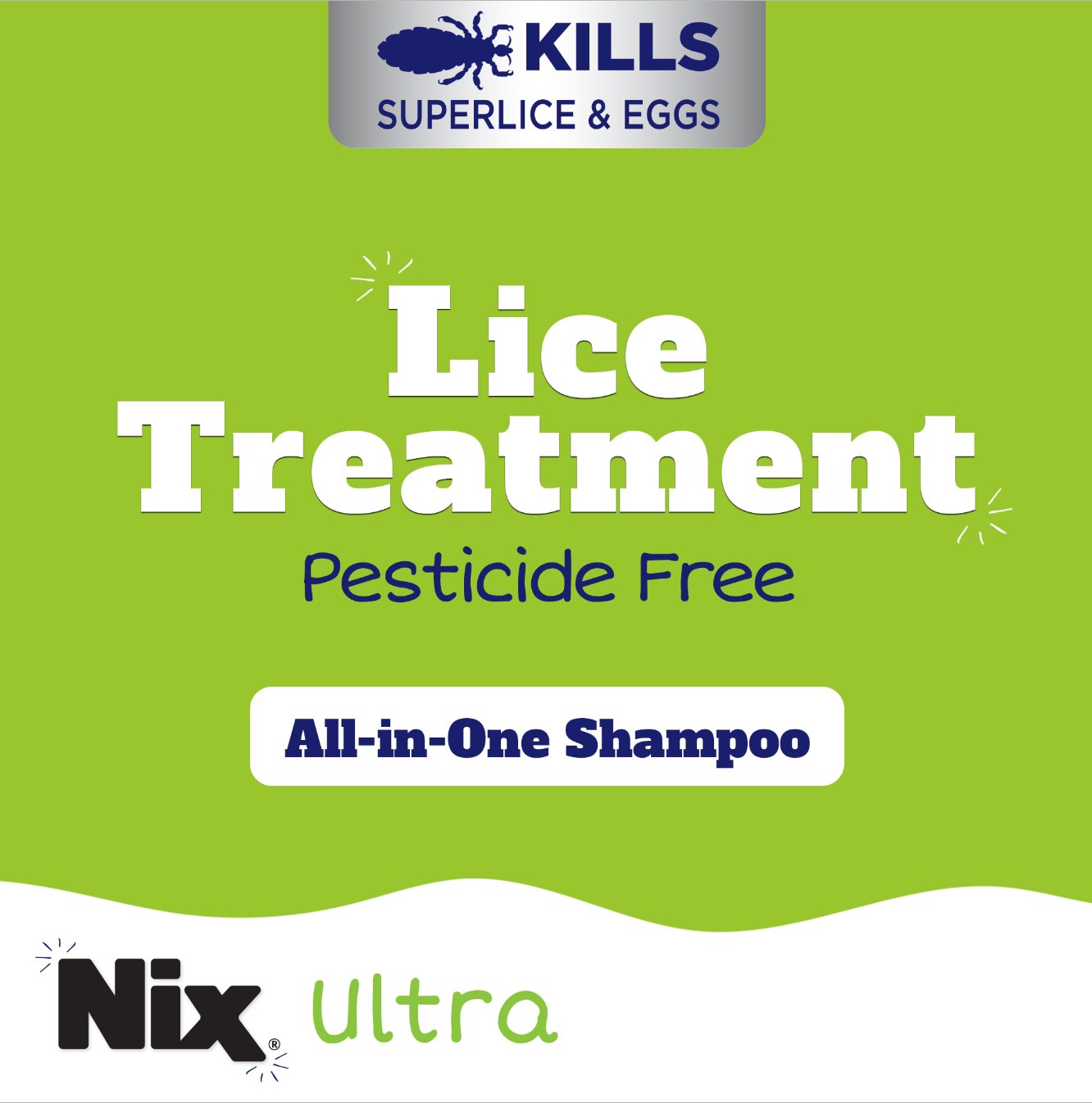 Nix Ultra Shampoo All-In-One Lice Treatment Kit