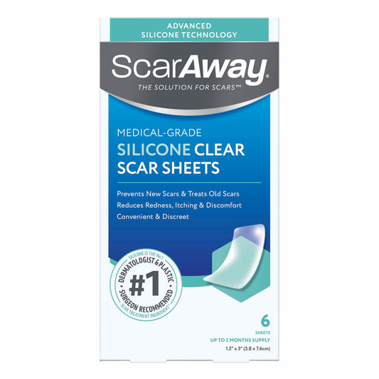 ScarAway Clear Silicone Scar Sheets