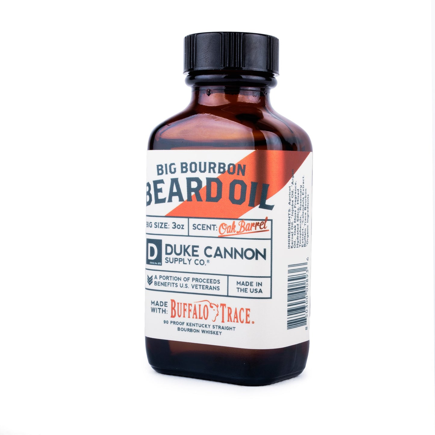 Duke Cannon Big Bourbon Beard Oil Oak Barret