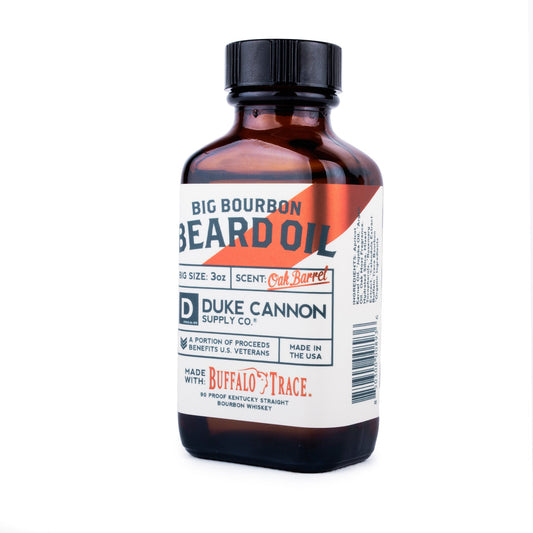 Duke Cannon Big Bourbon Beard Oil Oak Barret