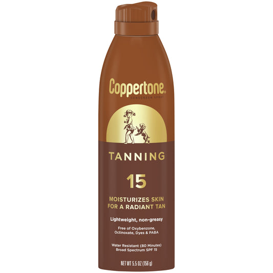 Coppertone Tanning Sunscreen Spray SPF 15