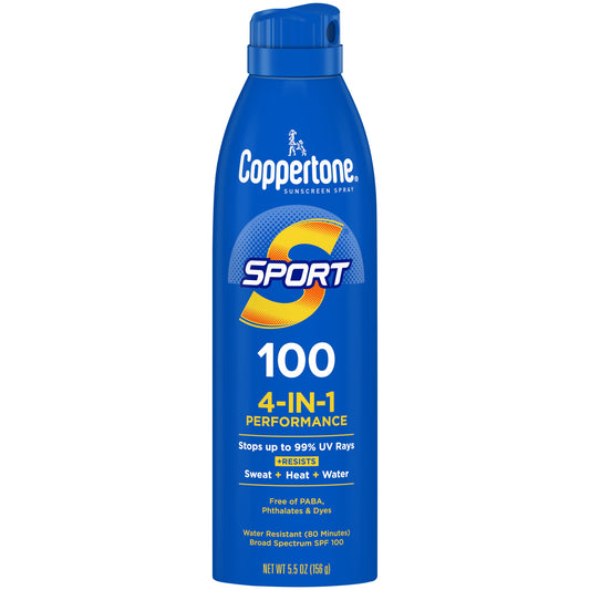 Coppertone Sport Sunscreen Spray SPF 100