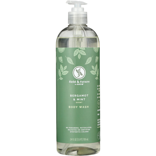 Field & Future by H-E-B Body Wash - Bergamot & Mint