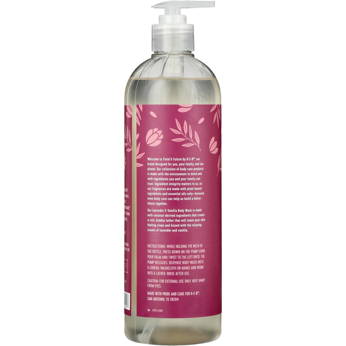 Field & Future by H-E-B Body Wash - Lavender & Vanilla