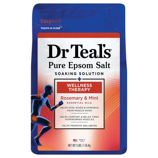 Dr Teal's Pure Epsom Salt Soaking Solution - Rosemary & Mint