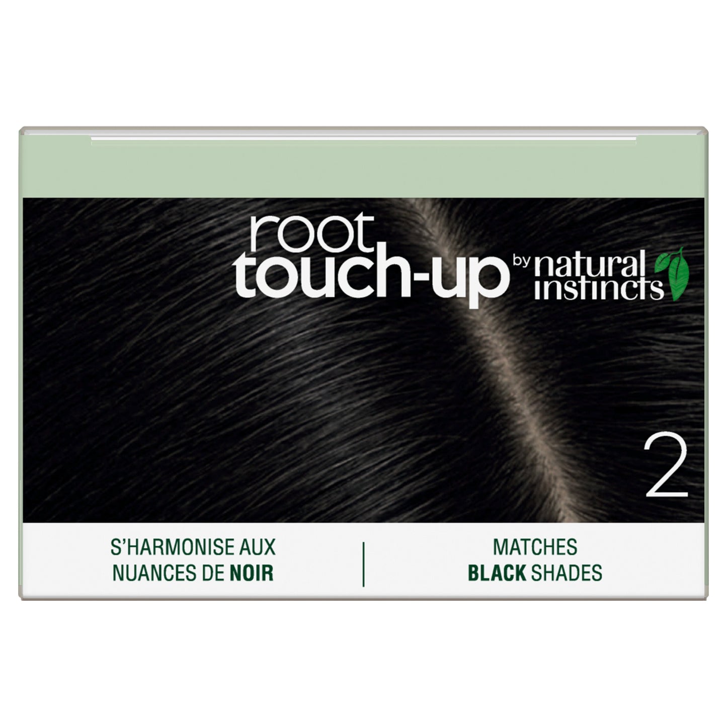 Clairol Root Touch-Up by Natural Instincts Permanent Hair Color 2 Matches Black Shades