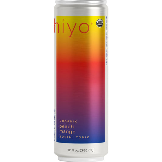 hiyo Organic Non-Alcoholic Social Tonic - Peach Mango