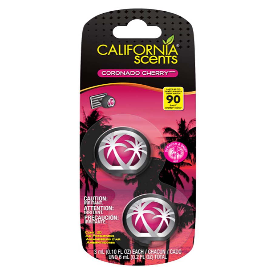 California Scents Coronado Cherry Mini Diffuser Auto Air Fresheners