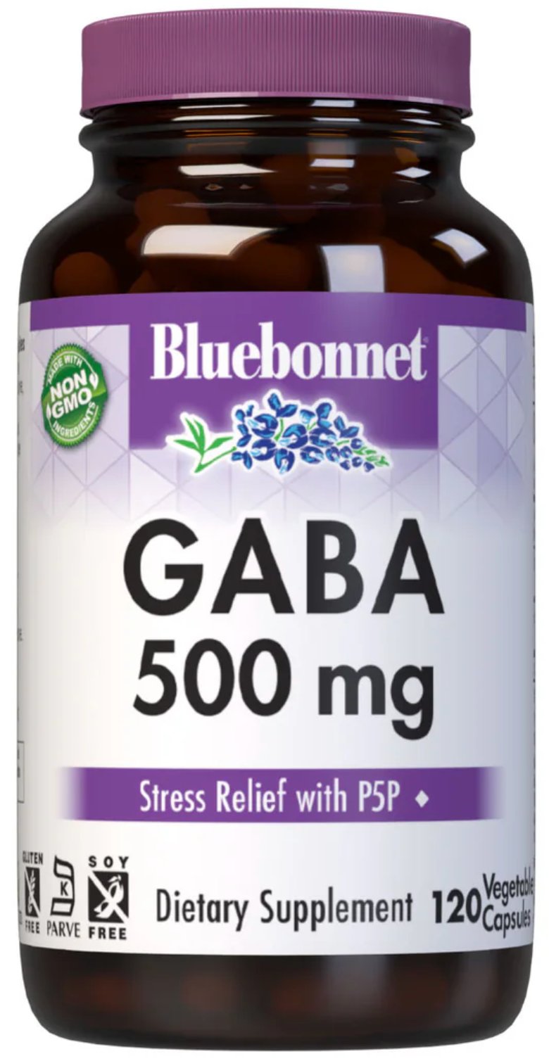 Bluebonnet GABA 500 mg Capsules