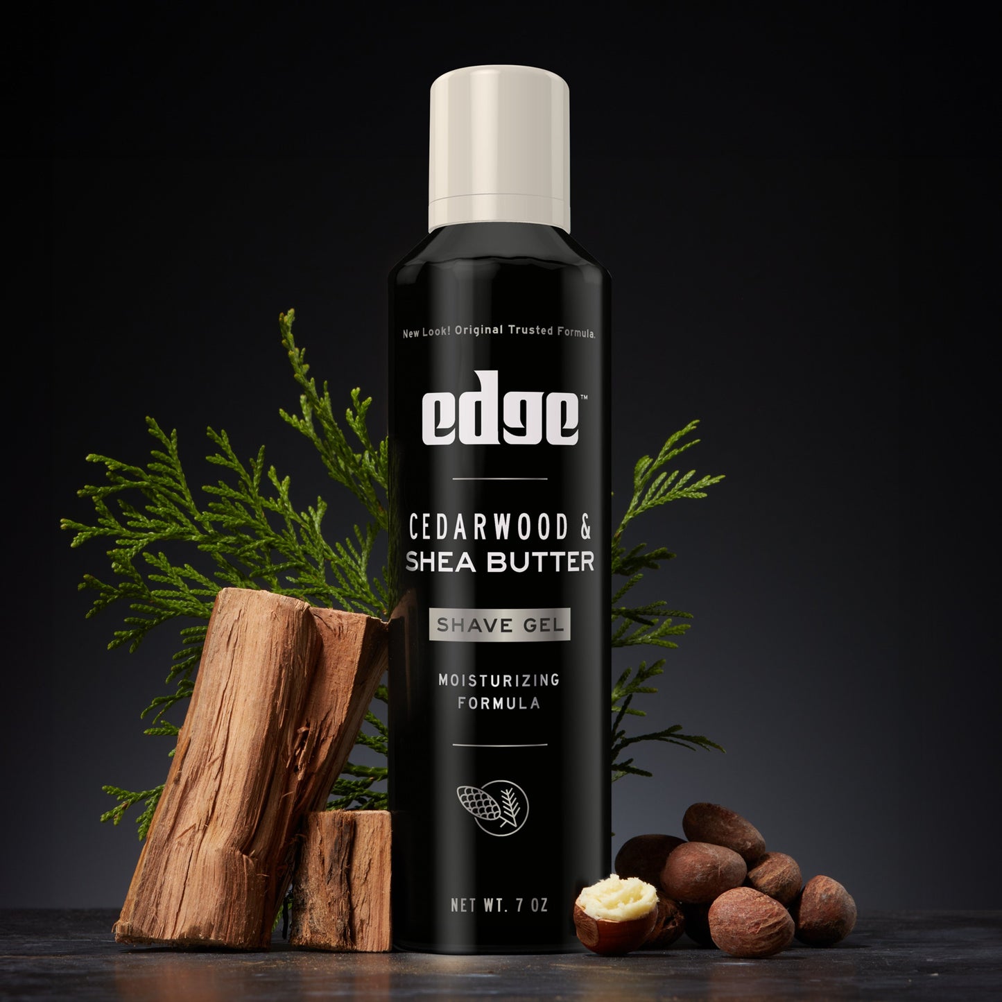 Edge Cedarwood & Shea Butter Shave Gel Moisturizing Formula That Protects Skin
