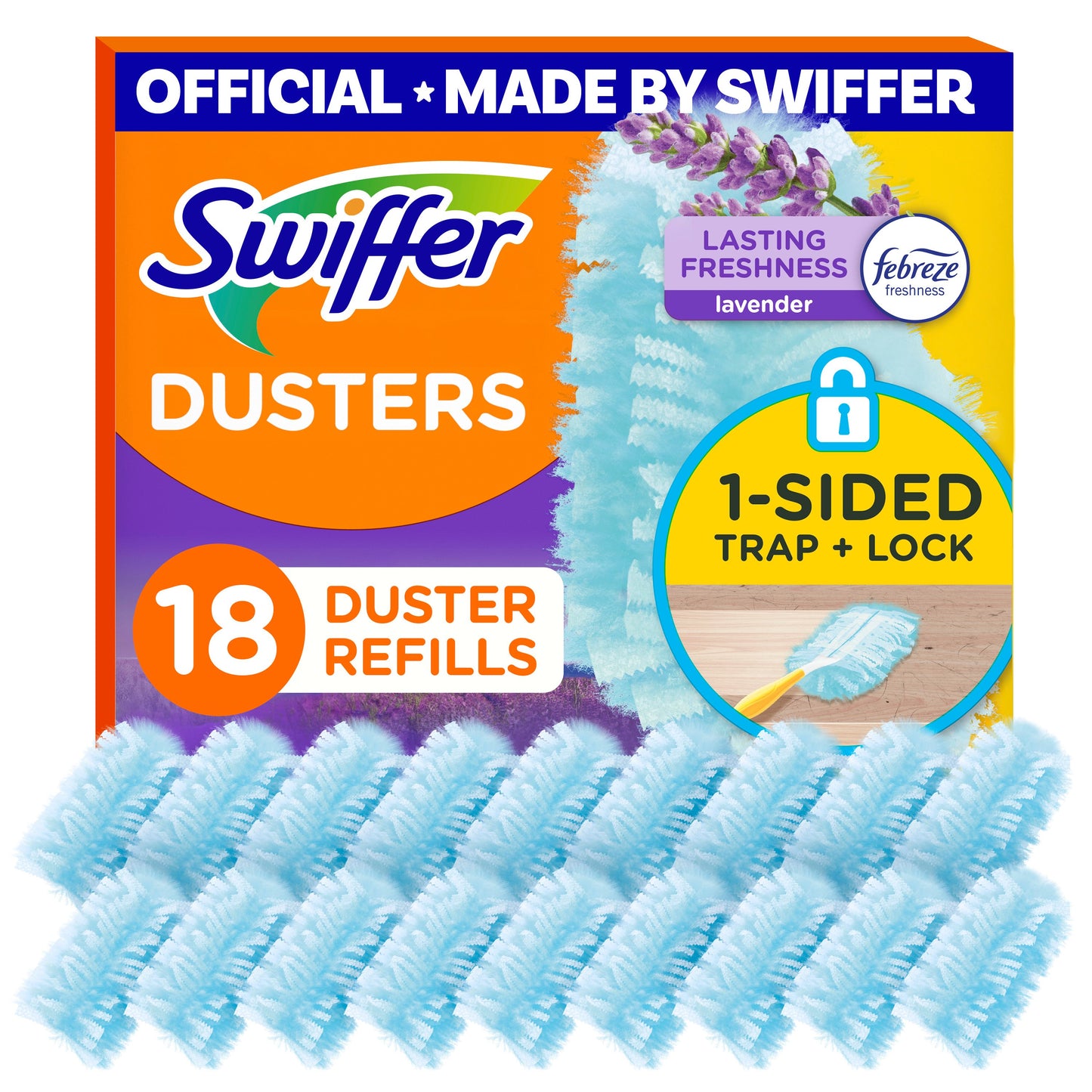 Swiffer Duster 180 Degree Febreze Lavender Multi-Surface Refills
