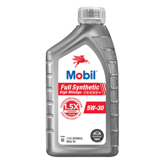 Mobil 5W-30 Full Synthetic High Mileage Motor Oil