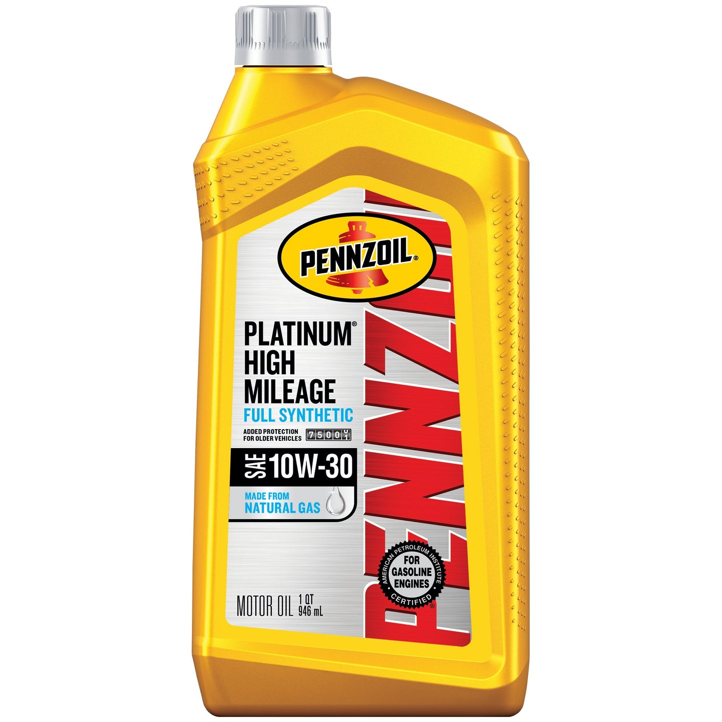 Pennzoil 10W-30 Platinum High Mileage Full Synthetic Motor Oil