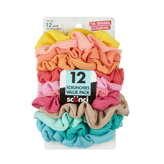 Scunci Textured Scrunchies