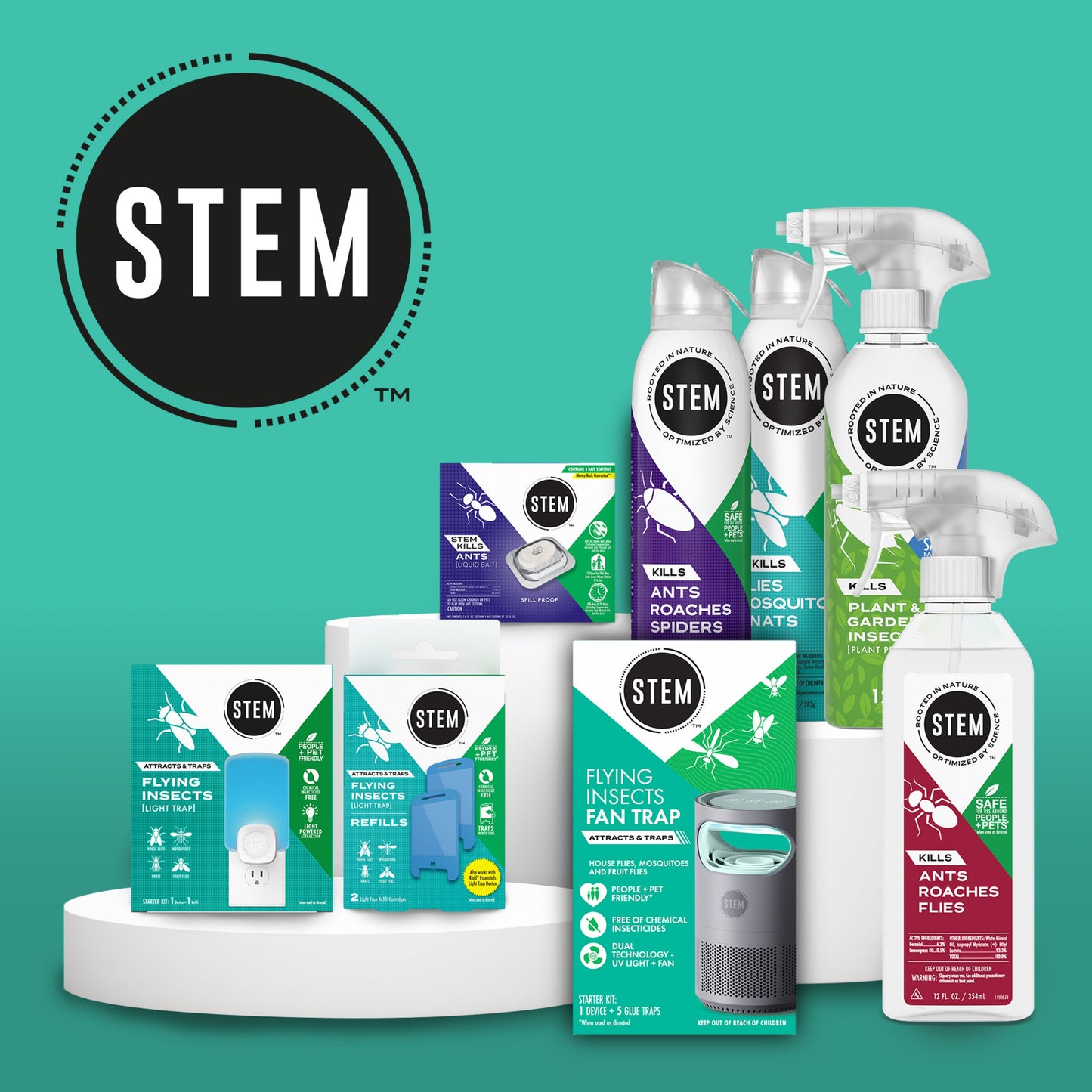 STEM Bug Killer Spray, Kills Flies, Mosquitoes, Gnats