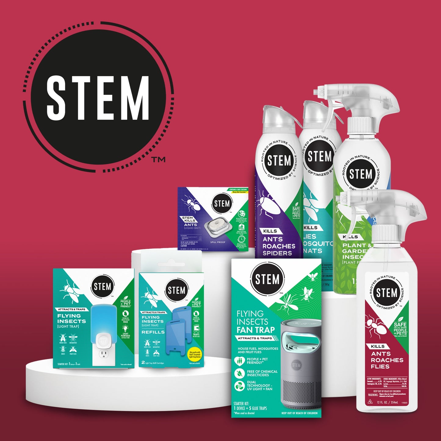 STEM Kills Ants Roaches & Flies Spray