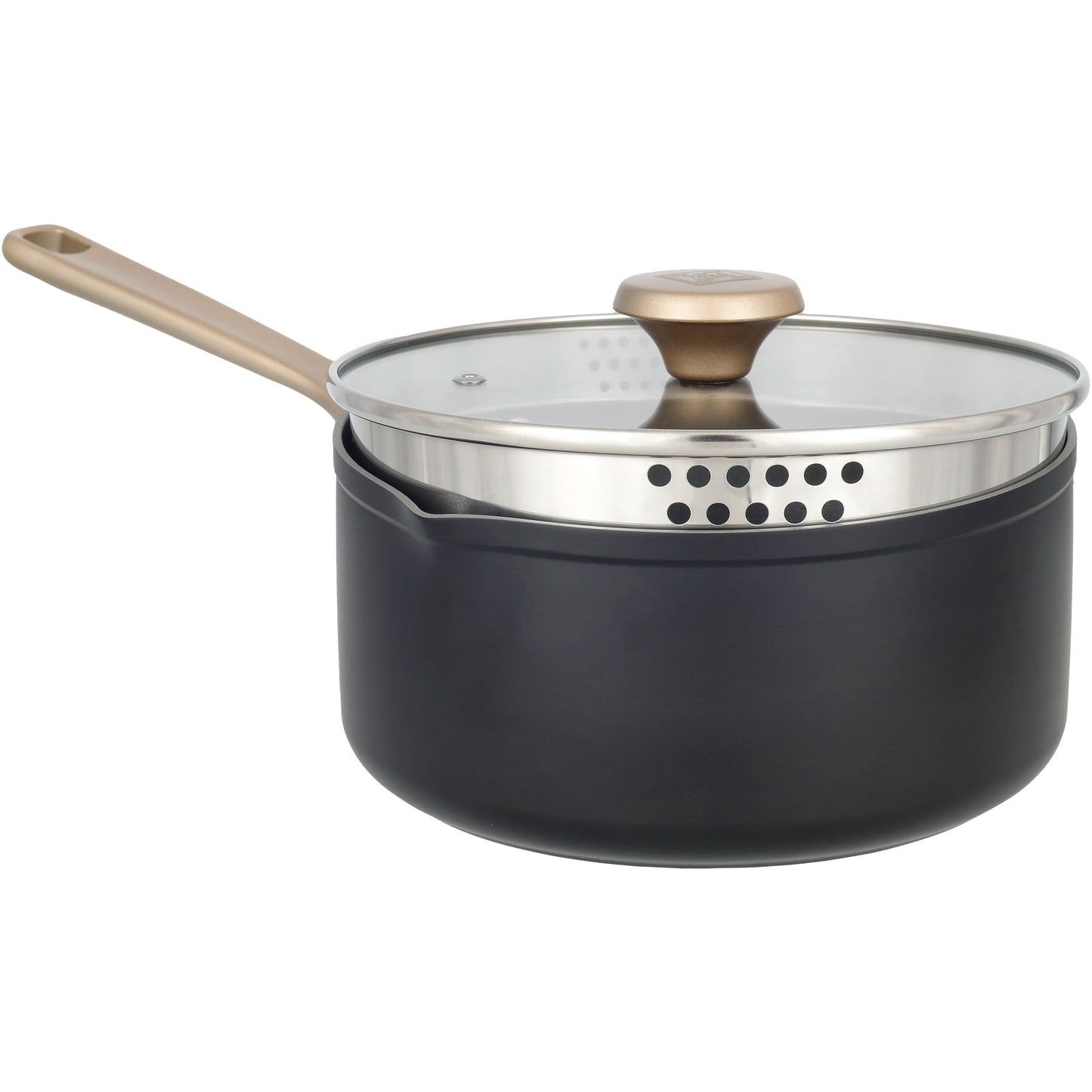 Kitchen & Table by H-E-B Non-Stick Saucepan - Classic Black