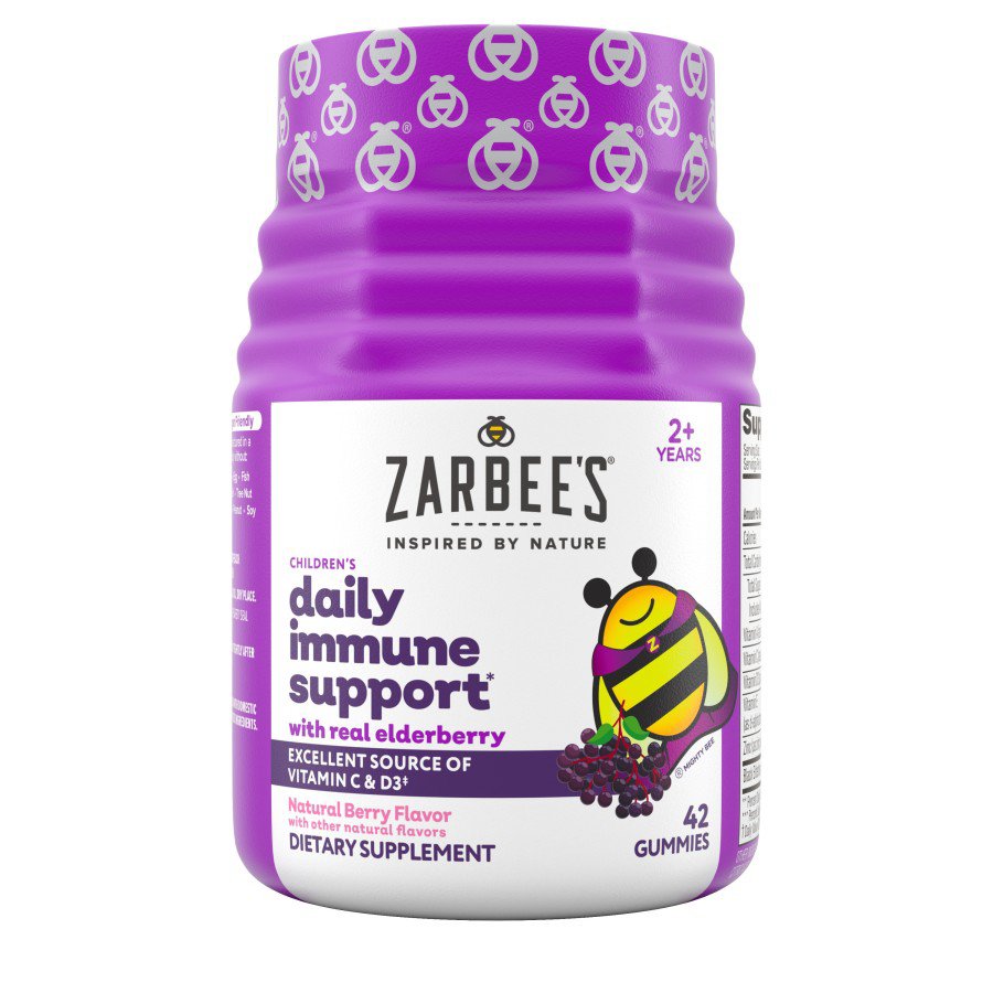 Zarbee's Children's Elderberry Immune Support - Natural Berry Flavor