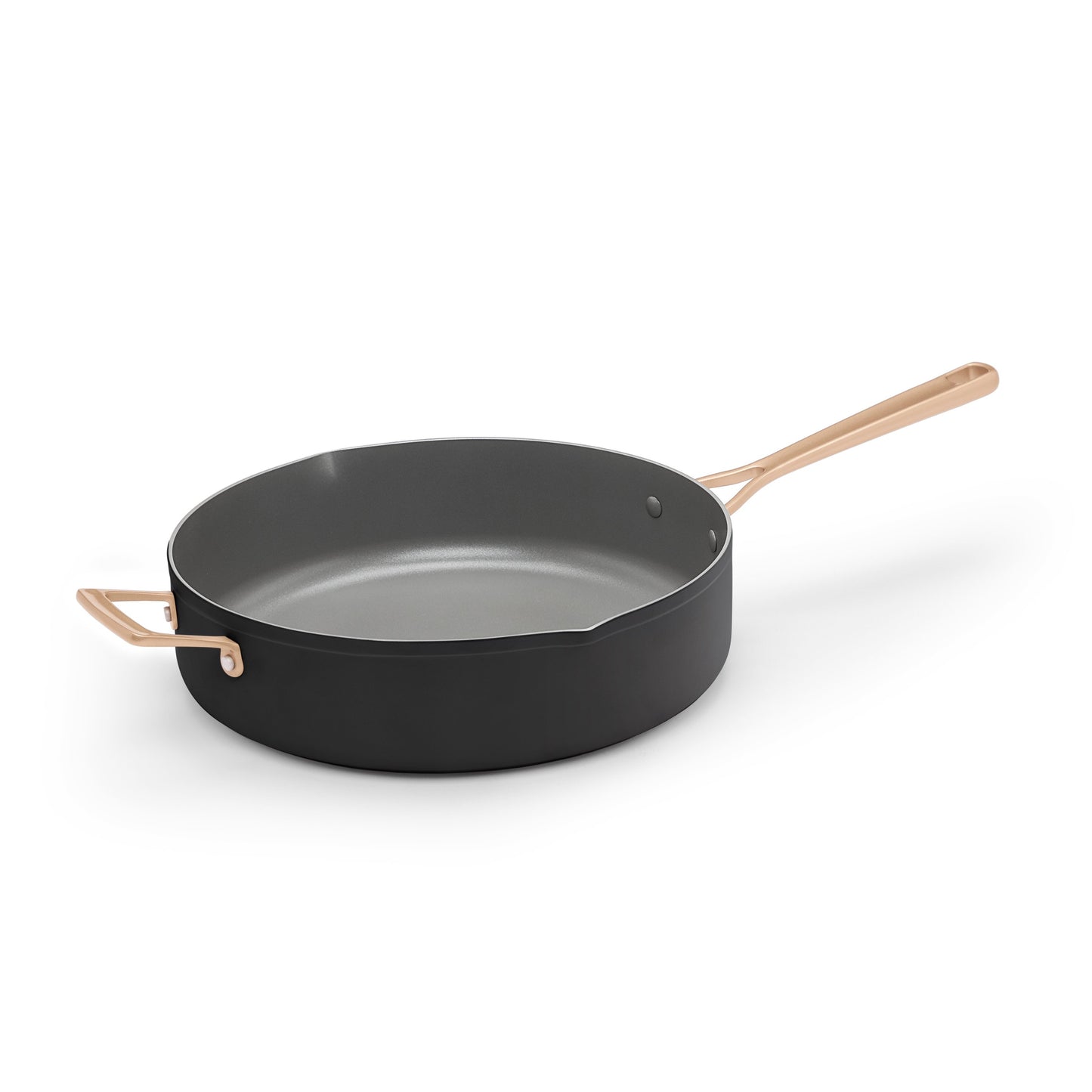 Kitchen & Table by H-E-B Non-Stick Sauté Pan with Strainer Lid - Classic Black