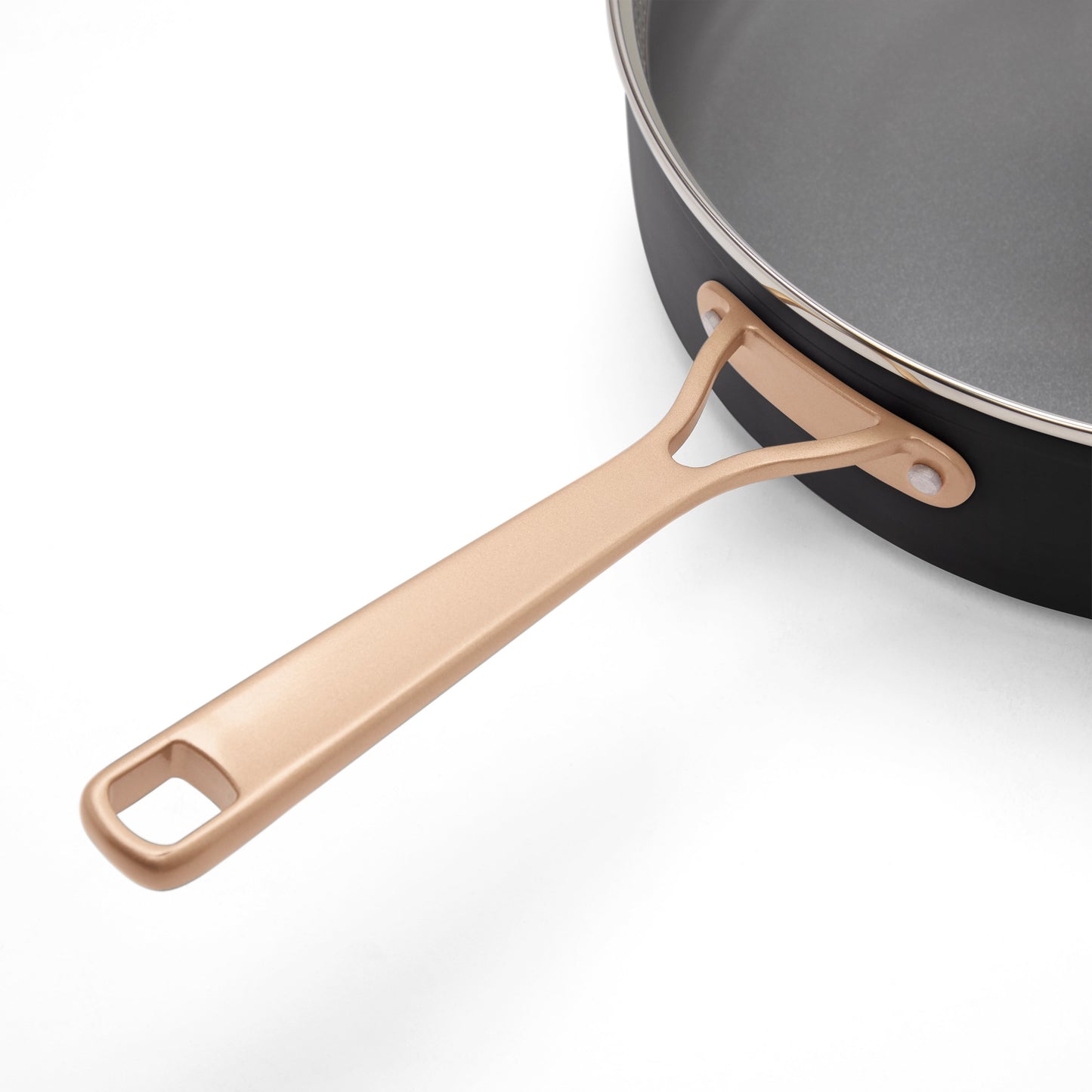 Kitchen & Table by H-E-B Non-Stick Sauté Pan with Strainer Lid - Classic Black