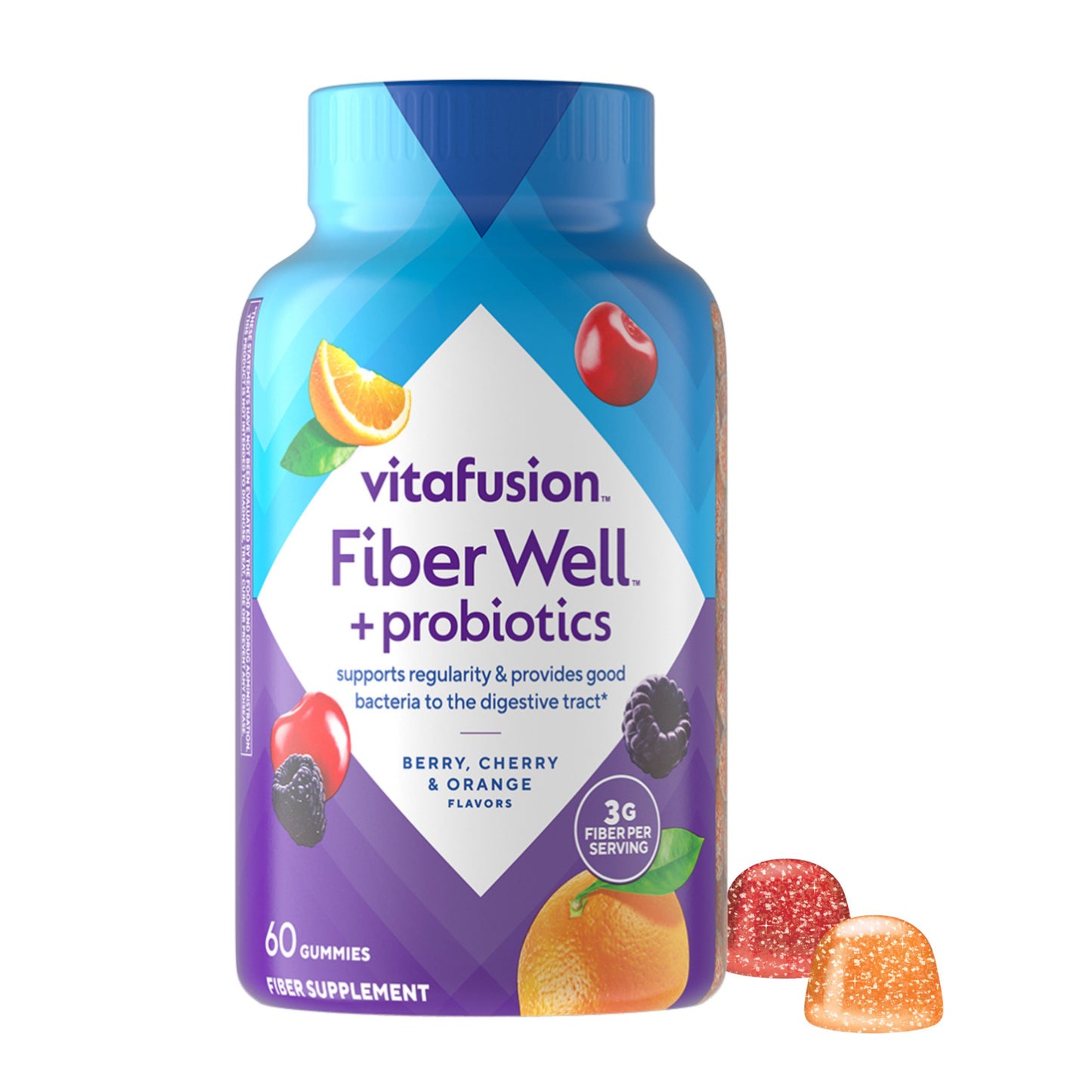 Vitafusion Fiber Well + Probiotics Gummies