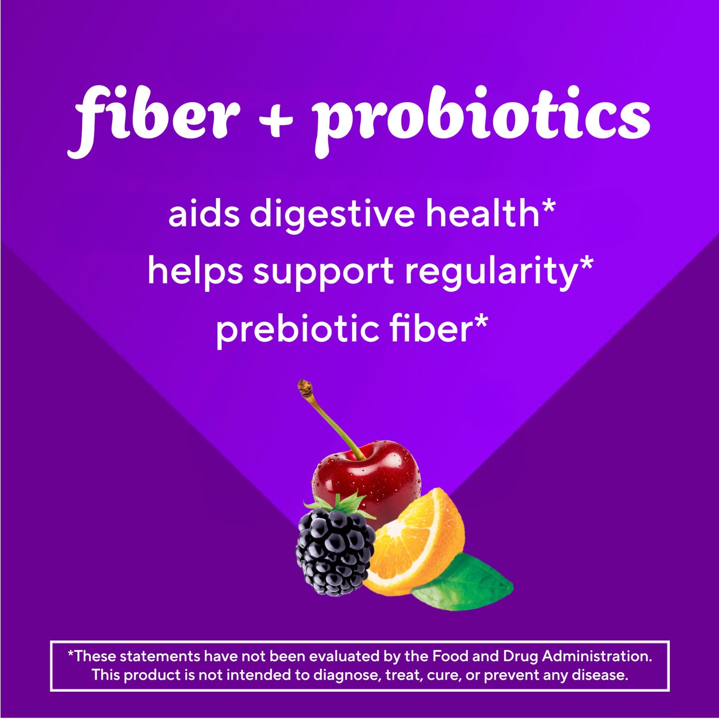 Vitafusion Fiber Well + Probiotics Gummies