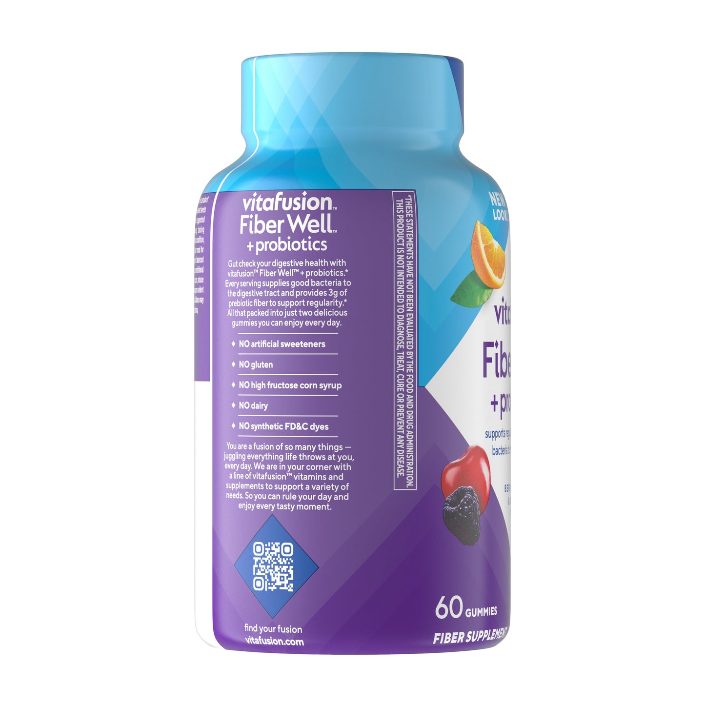 Vitafusion Fiber Well + Probiotics Gummies