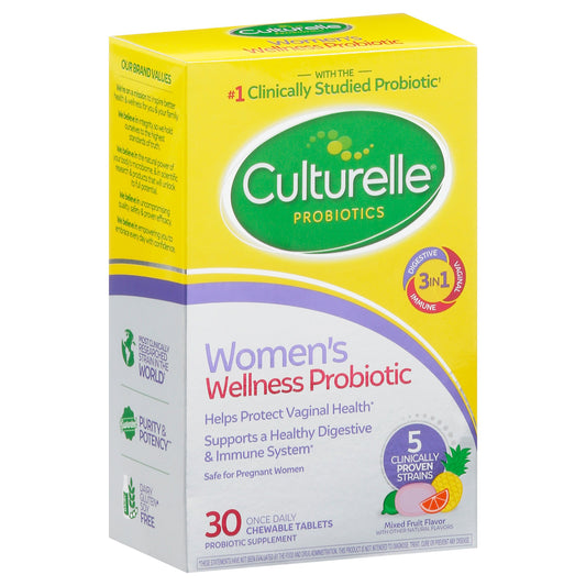 Culturelle Probiotics Women's Wellness Probiotic Chewable Tablets