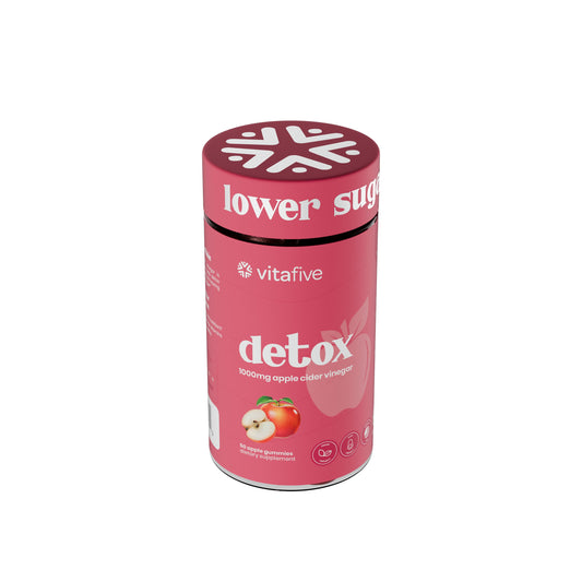 Vitafive Low Sugar Detox 1000 mg Apple Cider Vinegar Gummies