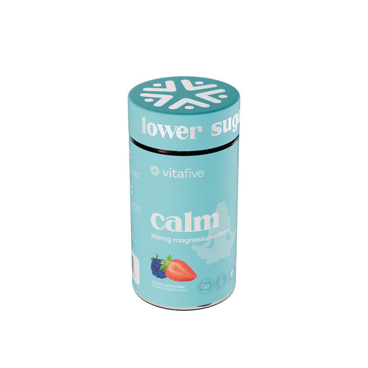 Vitafive Low Sugar Calm 150 mg Magnesium Gummies