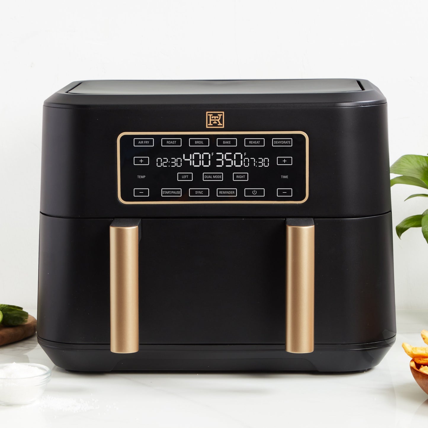 Kitchen & Table by H-E-B TriZone Air Fryer - Classic Black
