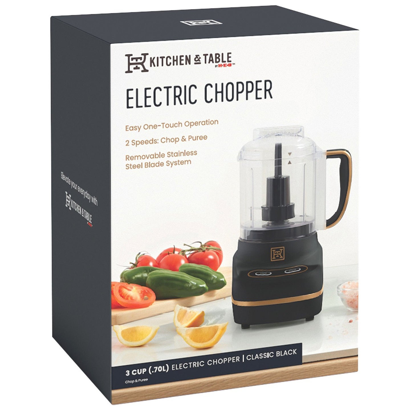 Kitchen & Table by H-E-B Electric Chopper - Classic Black