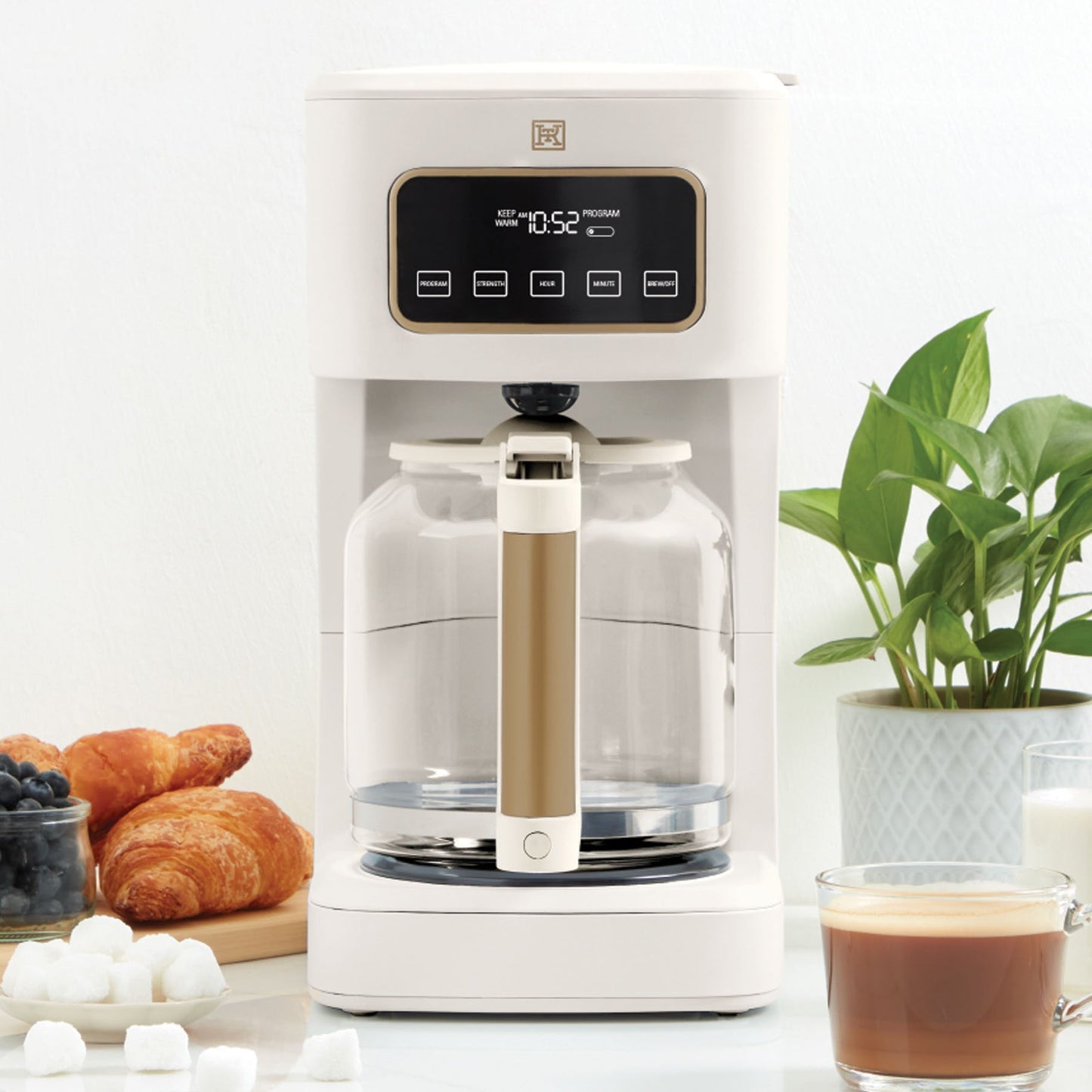Kitchen & Table by H-E-B Coffee Maker - Cloud White
