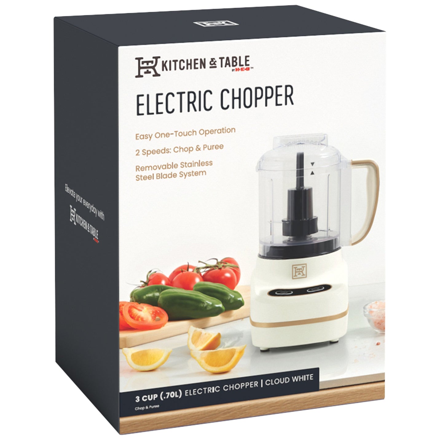 Kitchen & Table by H-E-B Electric Chopper - Cloud White