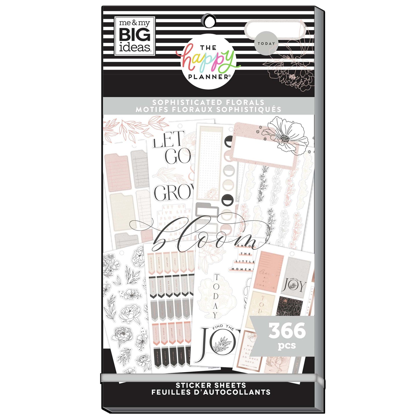 The Happy Planner Me & My Big Ideas Sophisticated Florals Value Pack Stickers