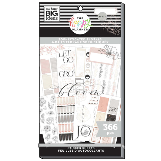 The Happy Planner Me & My Big Ideas Sophisticated Florals Value Pack Stickers