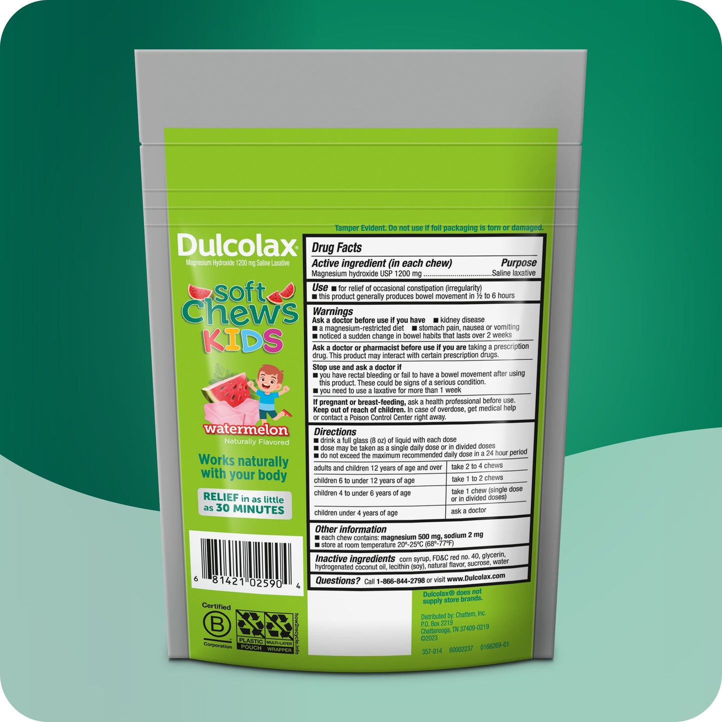Dulcolax Kids Soft Chews - Watermelon