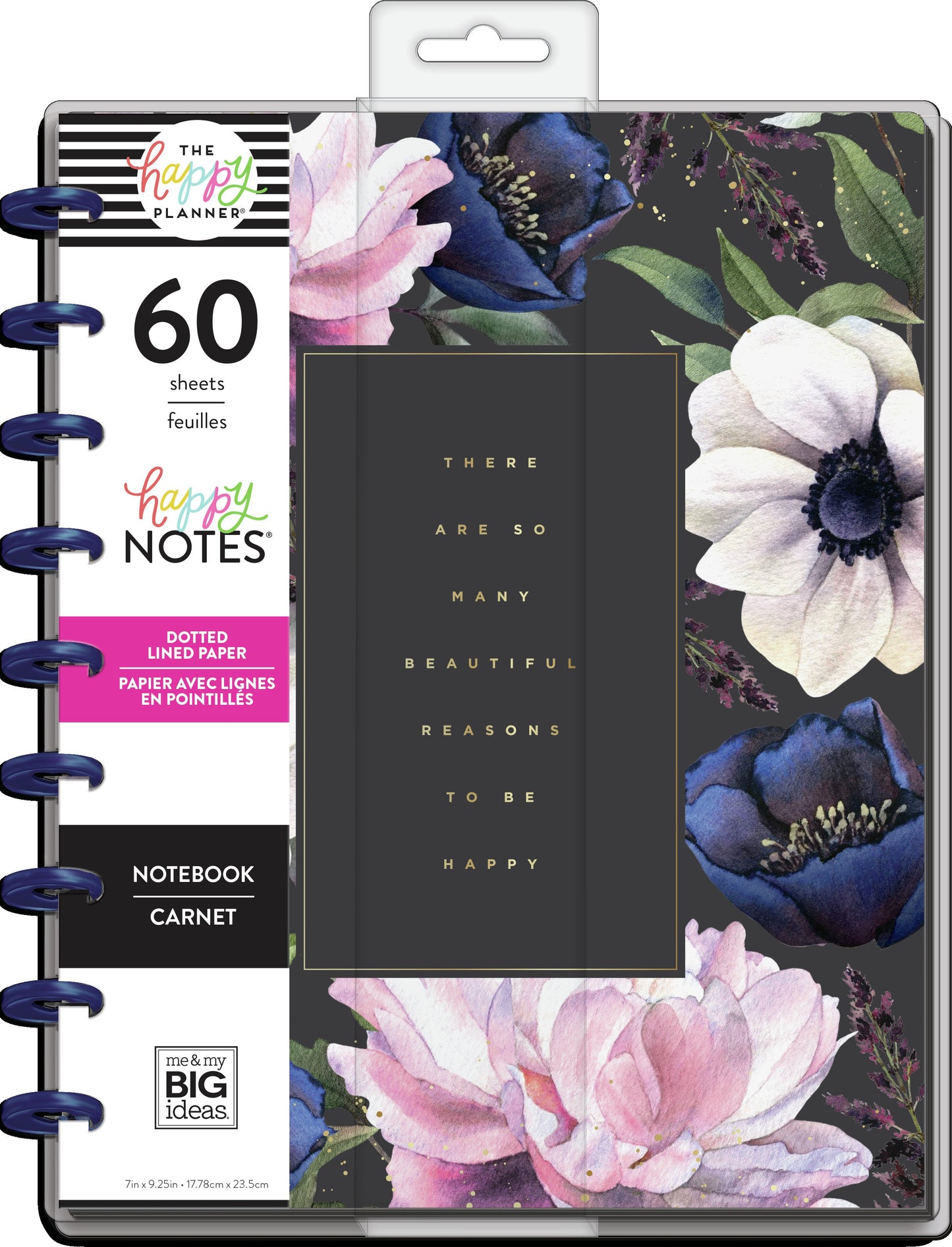The Happy Planner Beauty In Florals Classic Happy Notes Notebook