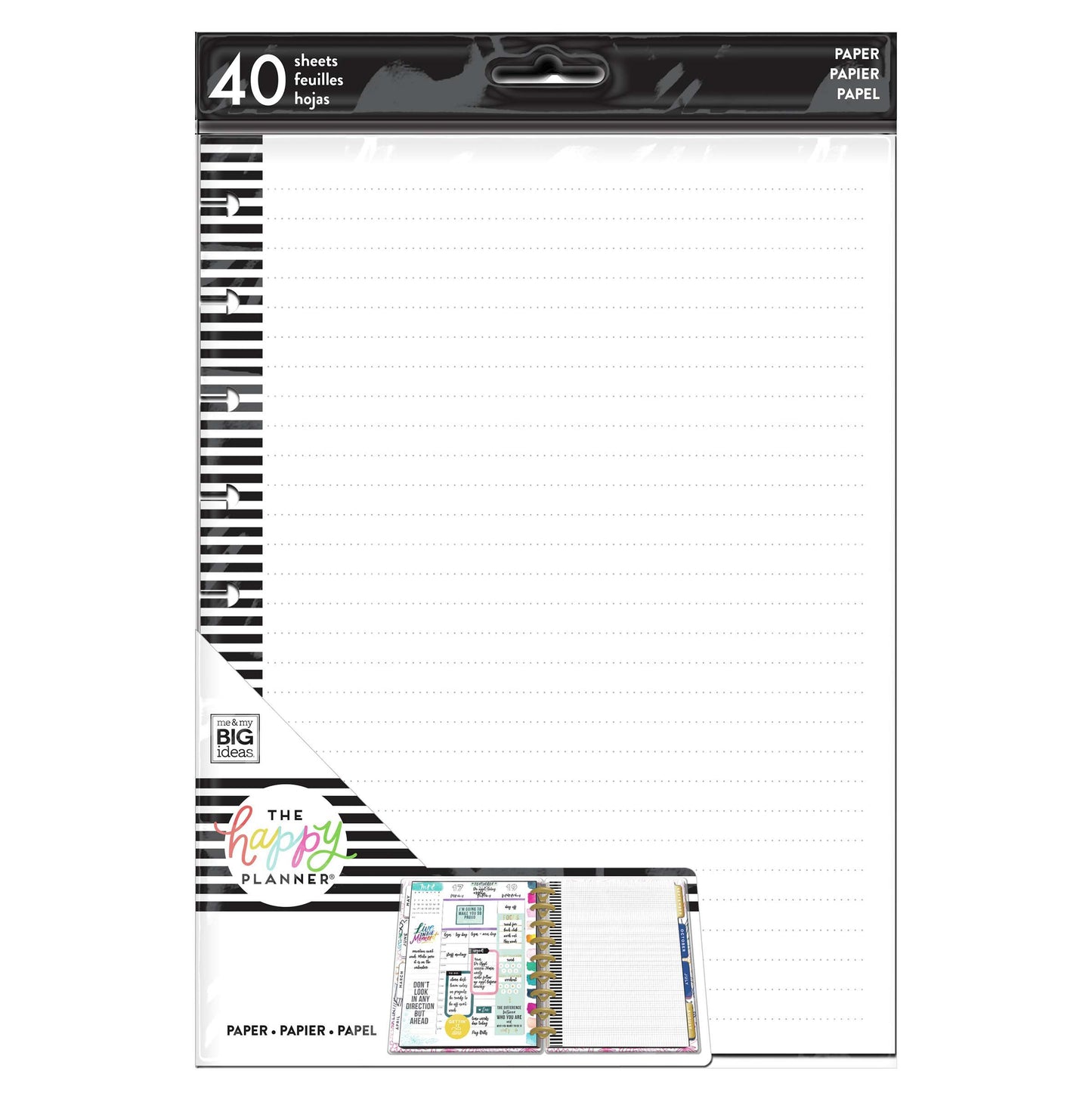 The Happy Planner Notes & Graph Classic Filler Paper