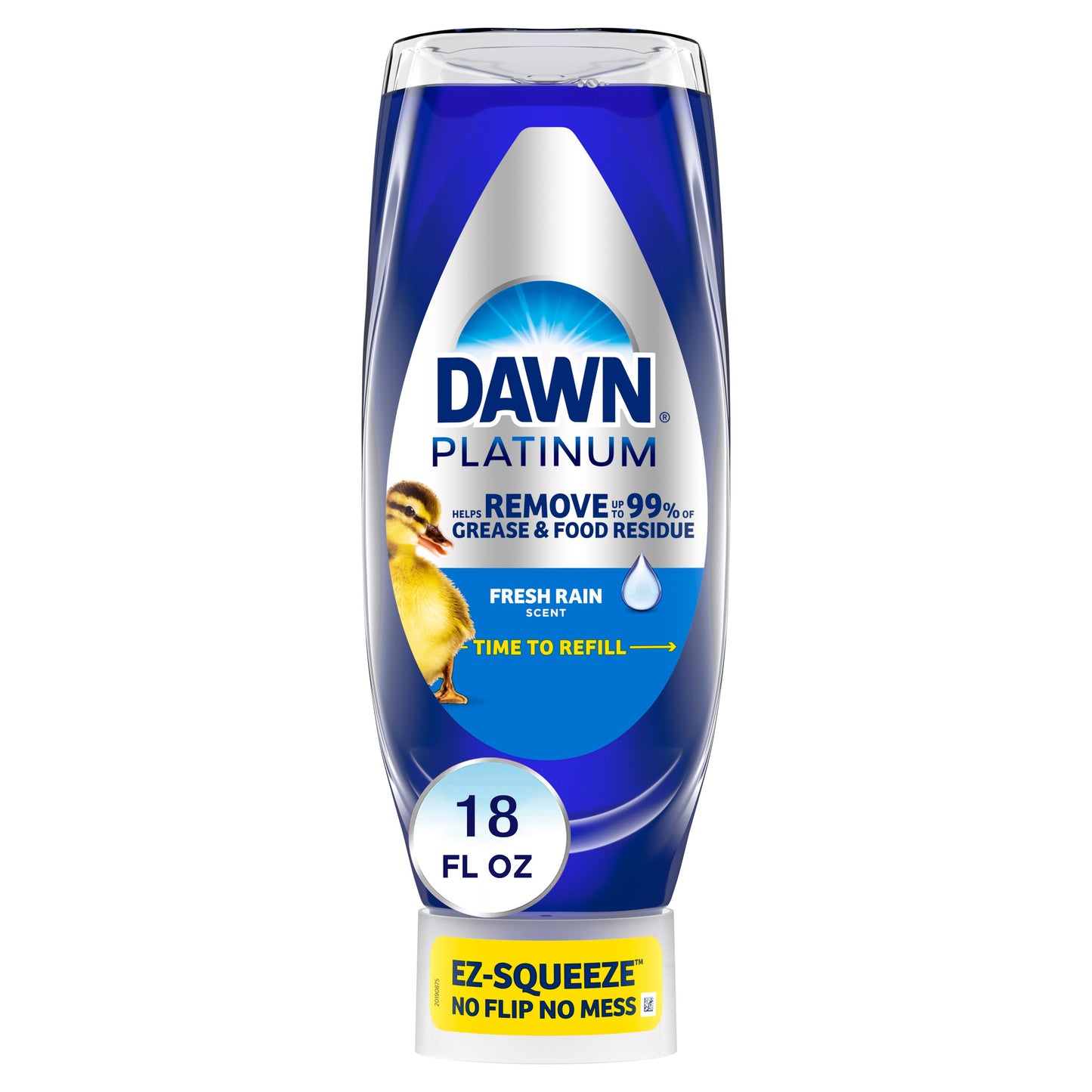 Dawn Platinum Refreshing Rain Scent Ez-Squeeze Liquid Dish Soap