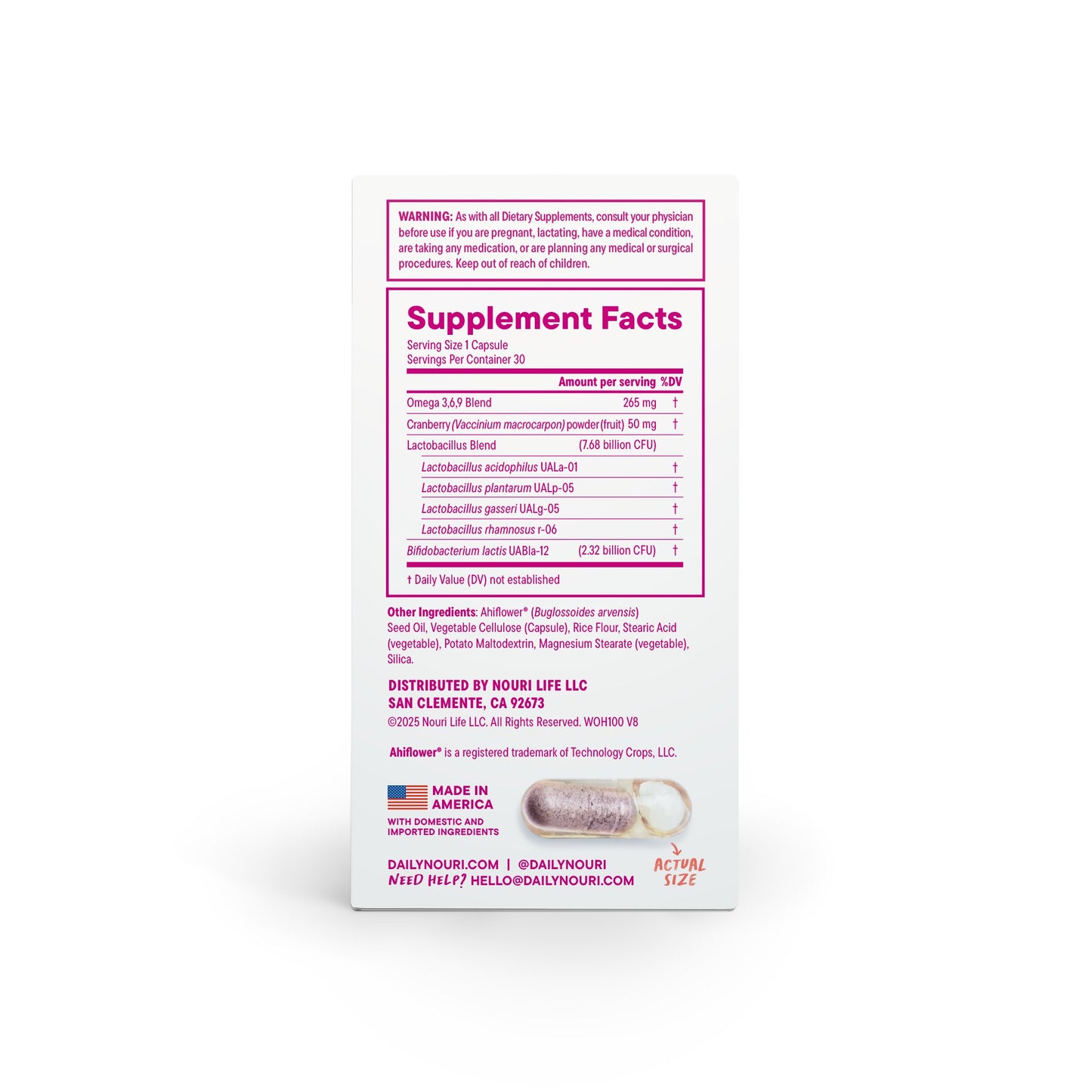 Daily Nouri Women's Probiotic